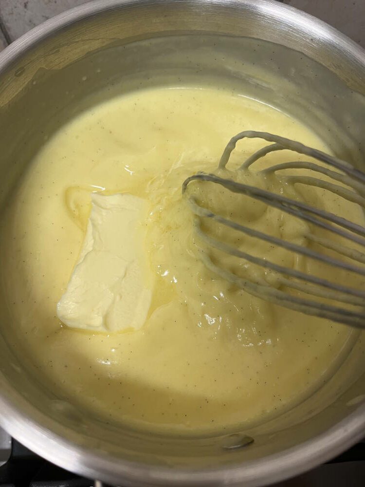Die Butter unterrühren