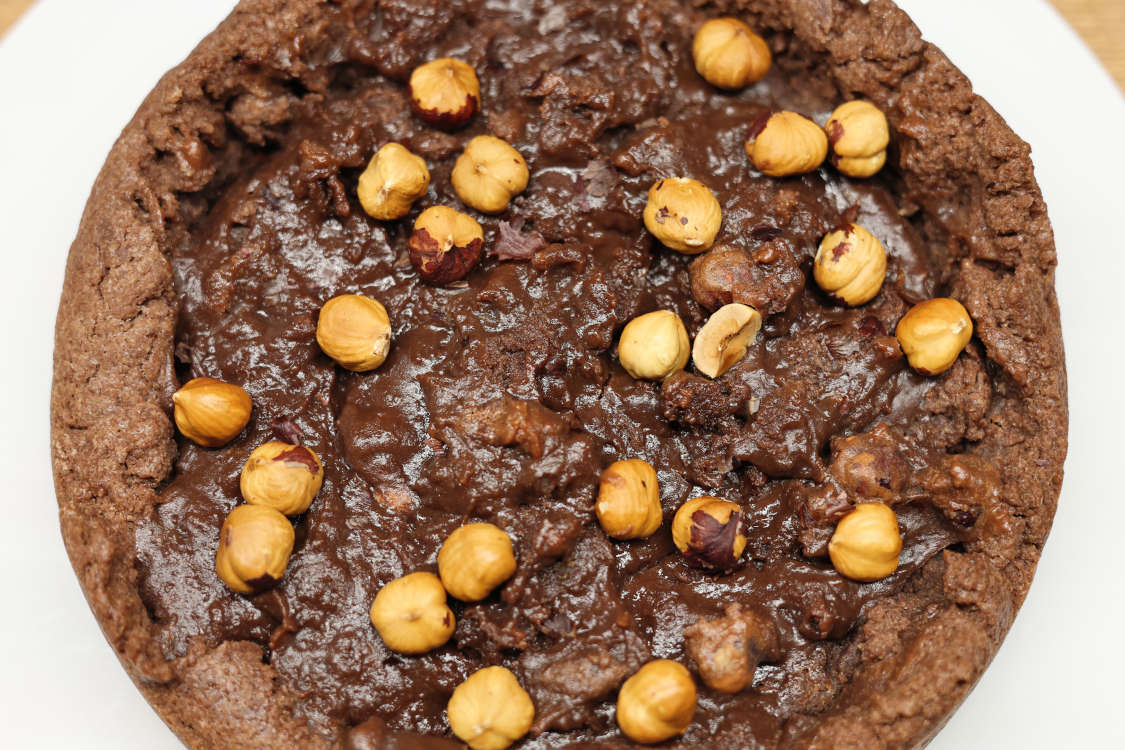 Schokoladenkuchen mit Nuss-Nougat-Creme - passion patisserie