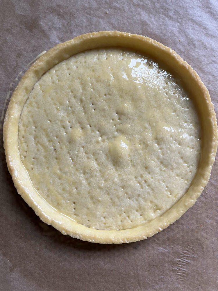 Der Boden vor dem zweiten Backen