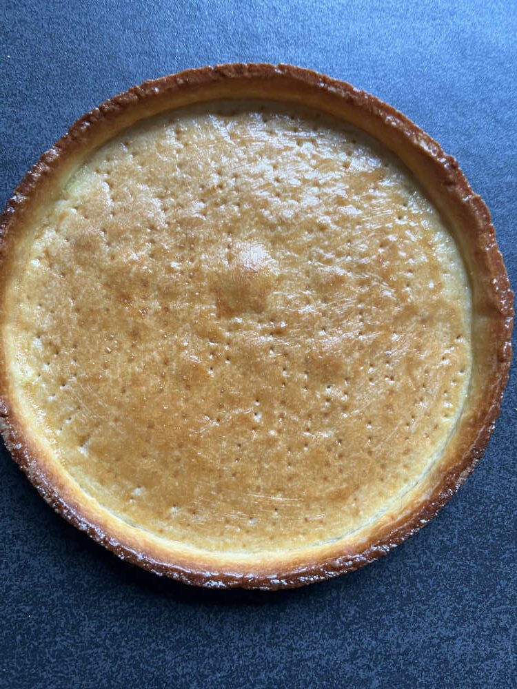 Der fertig gebackene Tarteboden