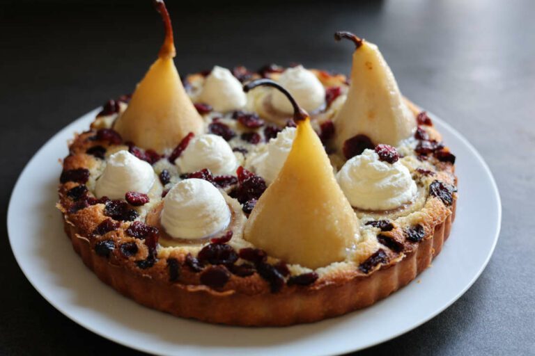 Birnen-Cranberry-Tarte - passion patisserie
