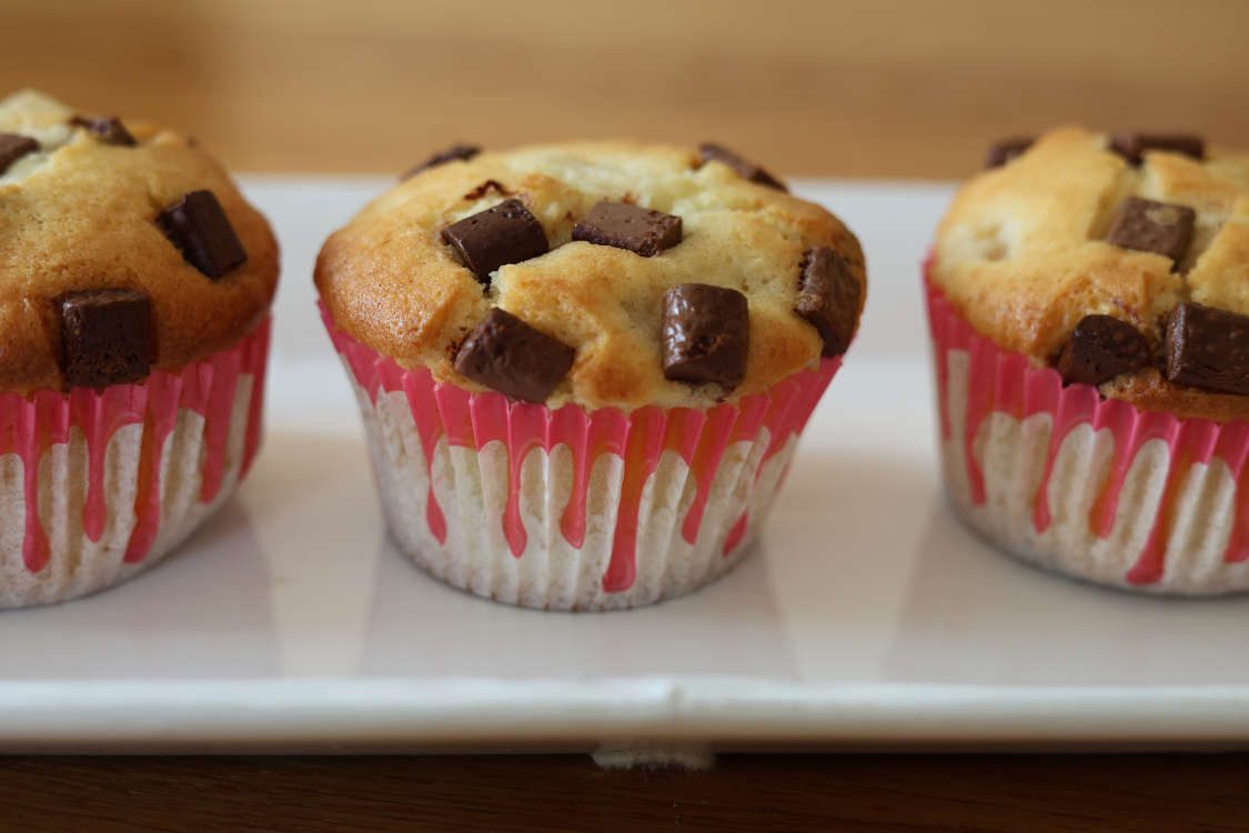 Muffins mit Birne und Schokolade - passion patisserie