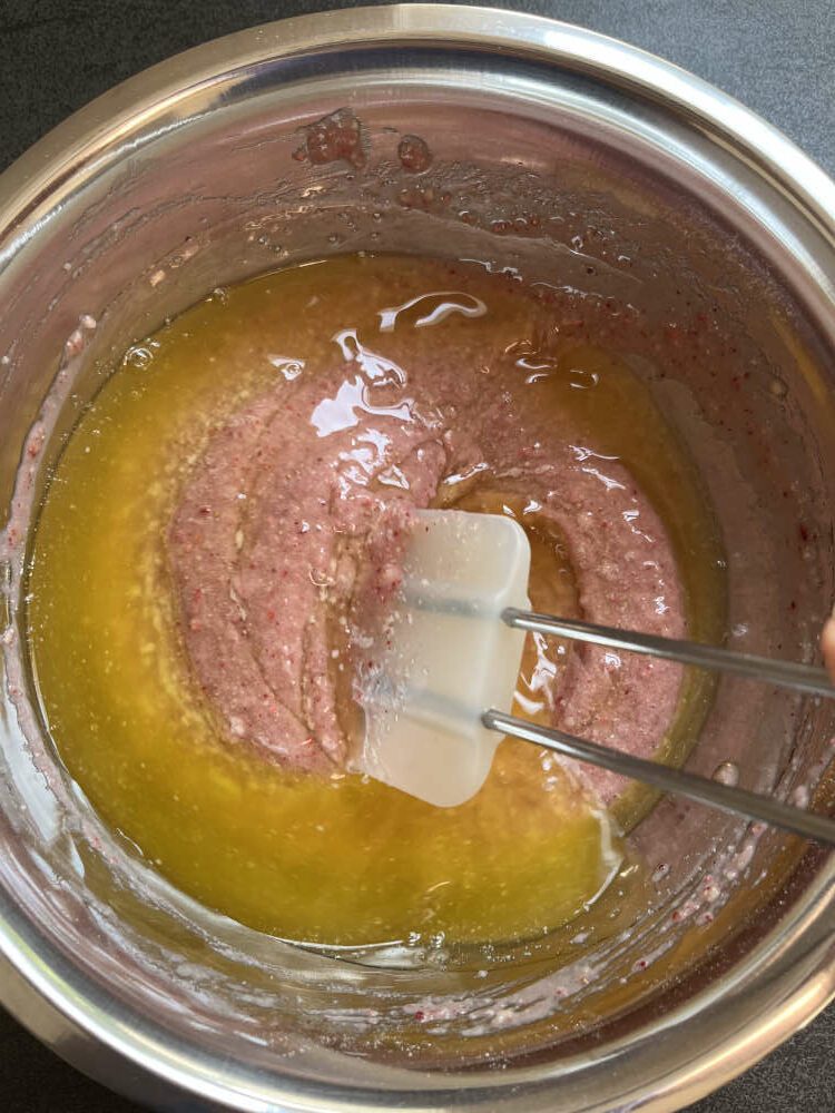 Die Butter hinzufügen