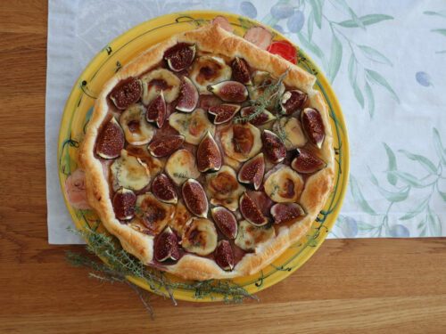 Feigen Tarte mit Ziegenkäse - passion patisserie