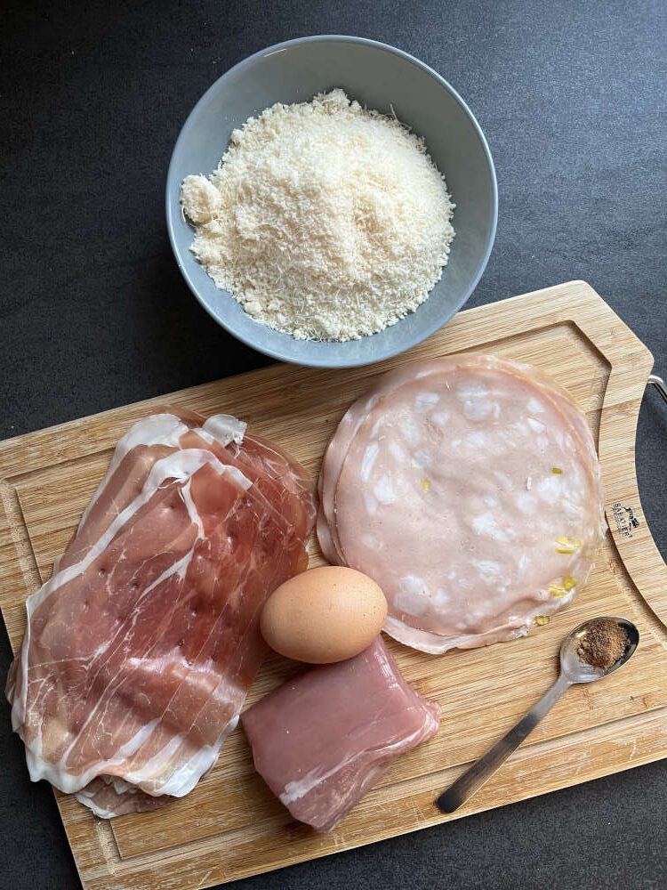 Die Zutaten für die Füllung