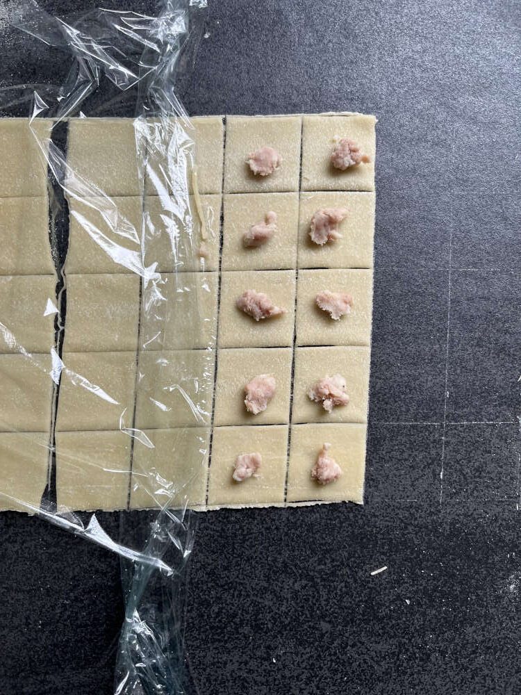 Tortellini per Hand machen