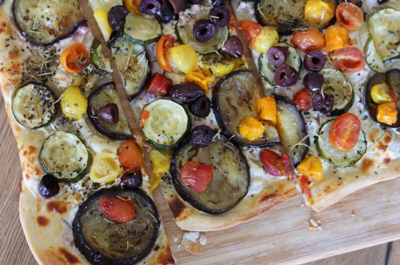 Mediterraner Flammkuchen