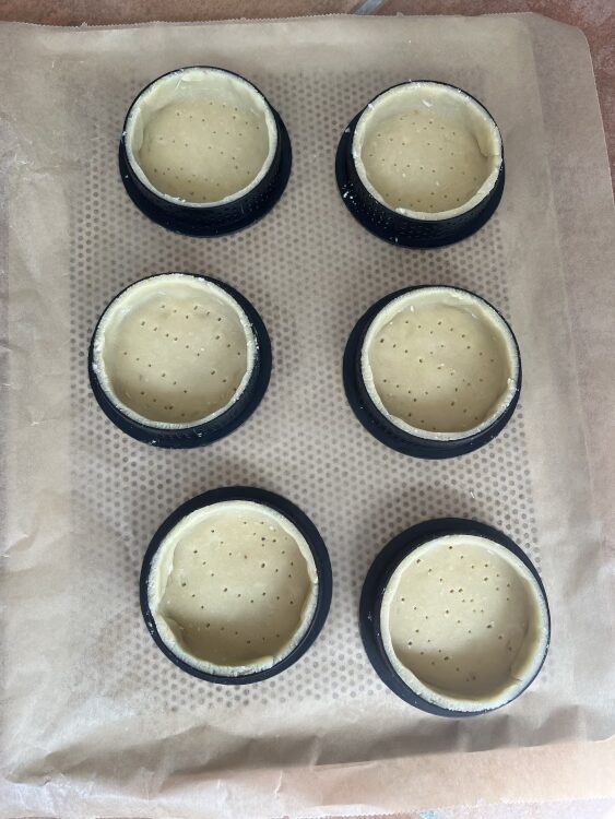 Die Tartelettes vor dem ersten Backen