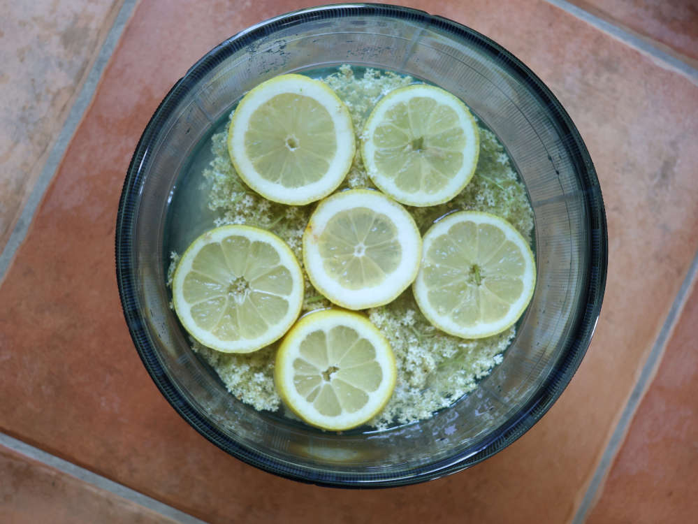 Holunderblütensirup